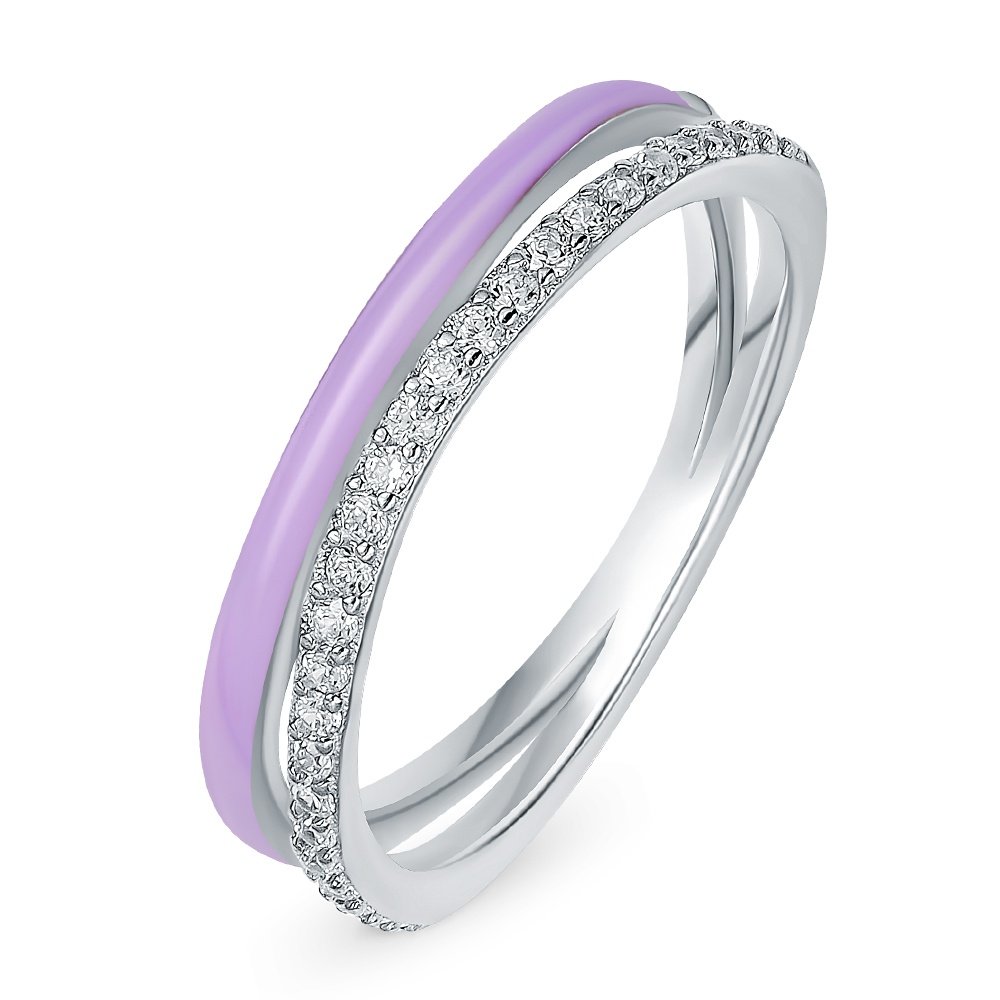 

Кольцо из серебра р. , 585Gold 701011341, фианит, 701011341