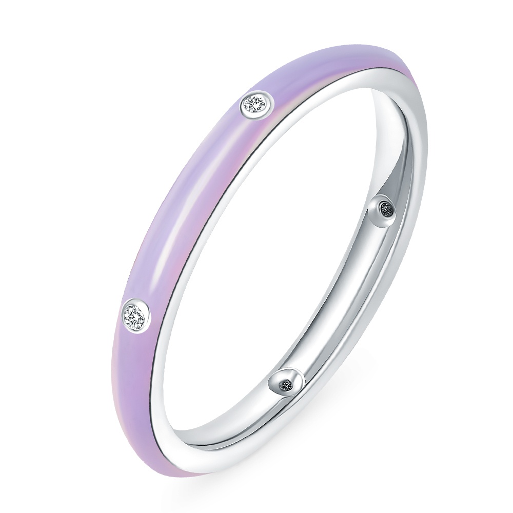 

Кольцо из серебра р. , 585Gold 701011330, фианит, 701011330
