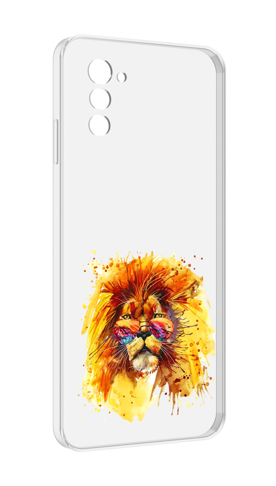

Чехол MyPads лев в очках для UleFone Note 12 / Note 12P, Прозрачный, Tocco