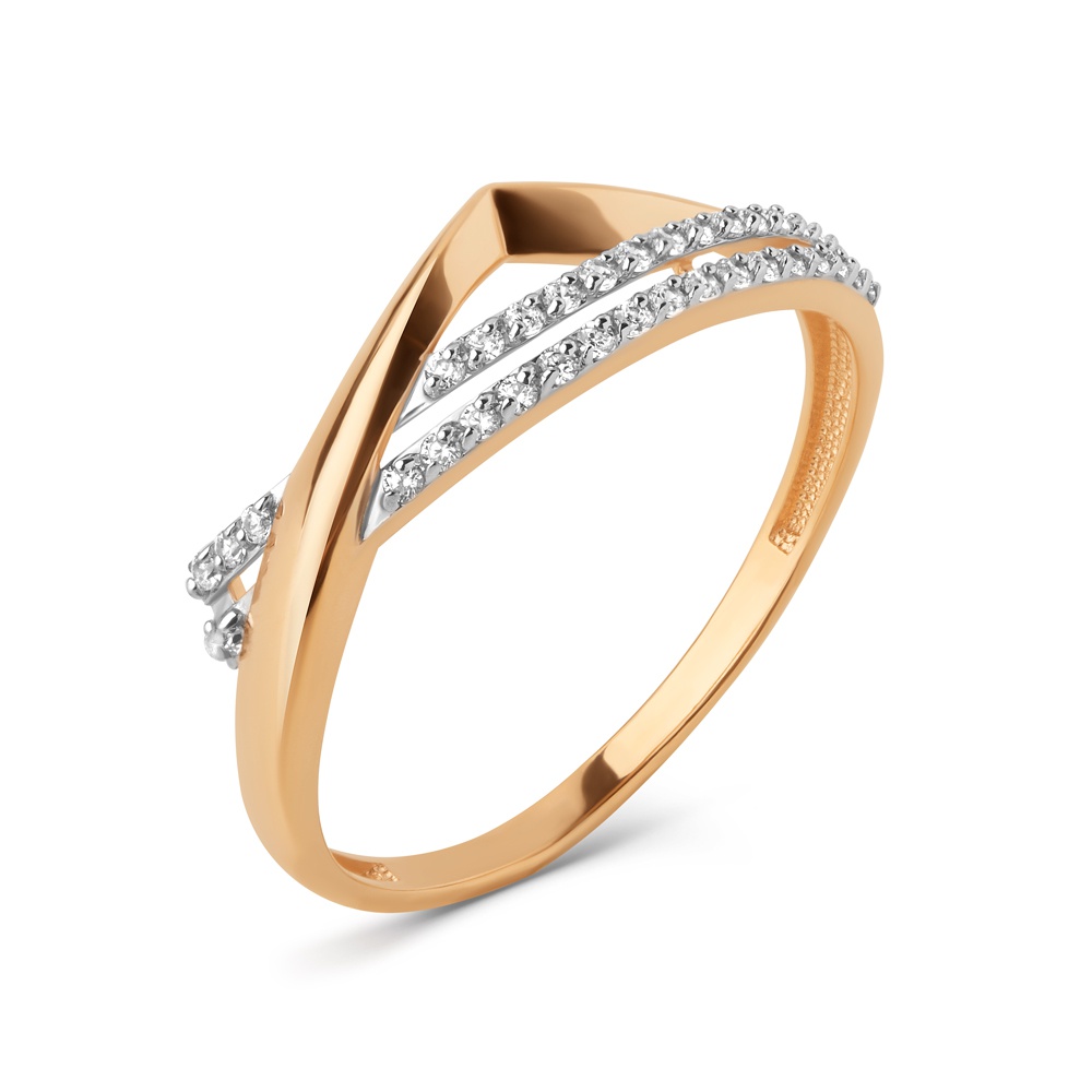 

Кольцо из золота р. , 585Gold 301012542, фианит, 301012542