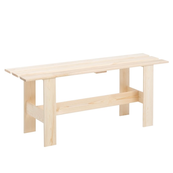 

Лавка деревянная 120х50х33 см, сосна