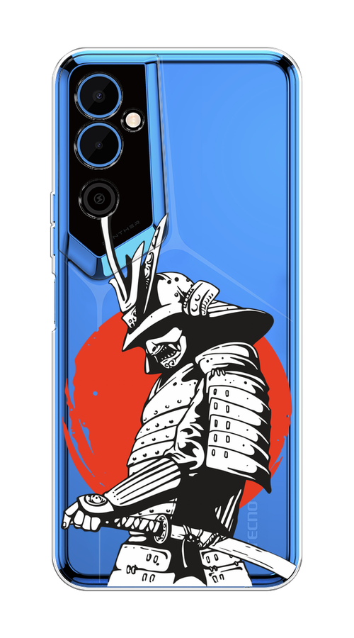 

Чехол на Tecno Pova Neo 2 "Самурай с катаной", Черный;красный;белый, 302450-1