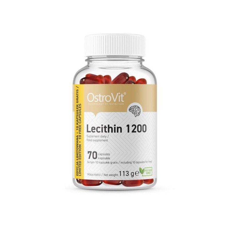 

Лецитин OSTROVIT Lecithin 1200 капсулы 70 шт.