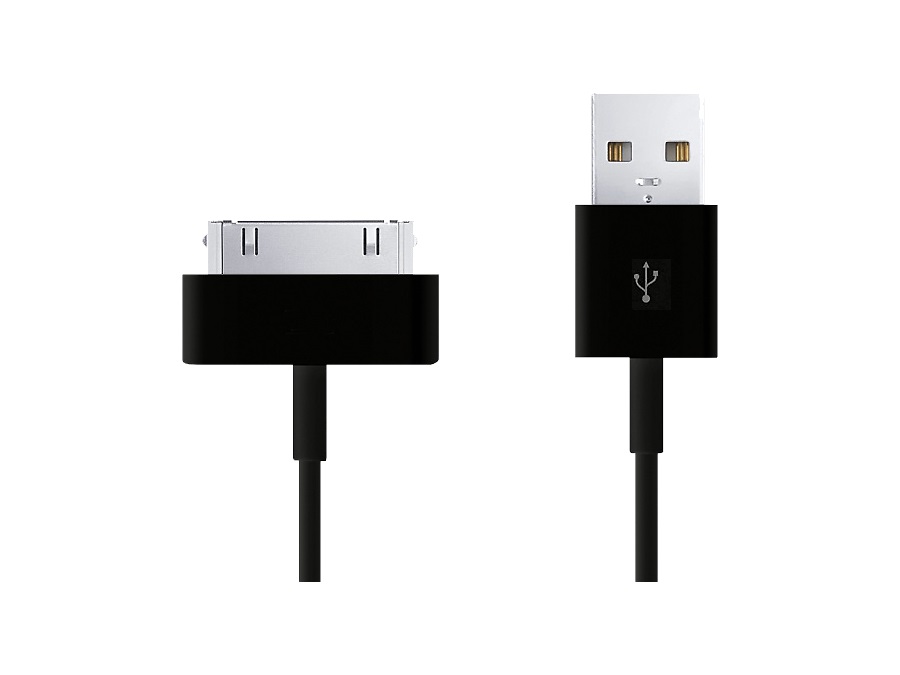 

Кабель Bron USB - 30pin Samsung 1 м, черный, 30pin Samsung - USB