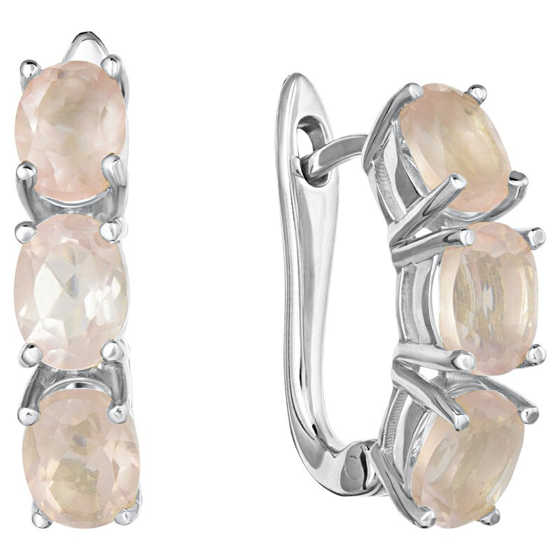

Серьги из серебра с кварцем LAZURIT-ONLINE 7926PD, 7926PD