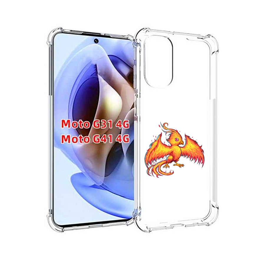 

Чехол MyPads огненная-птичка для Motorola Moto G31 4G / G41 4G, Прозрачный, Tocco