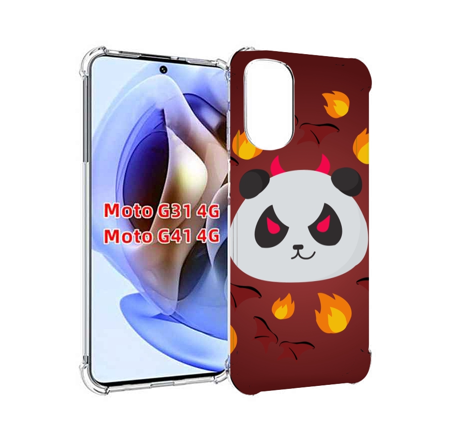 

Чехол MyPads огненная-панда для Motorola Moto G31 4G / G41 4G, Прозрачный, Tocco