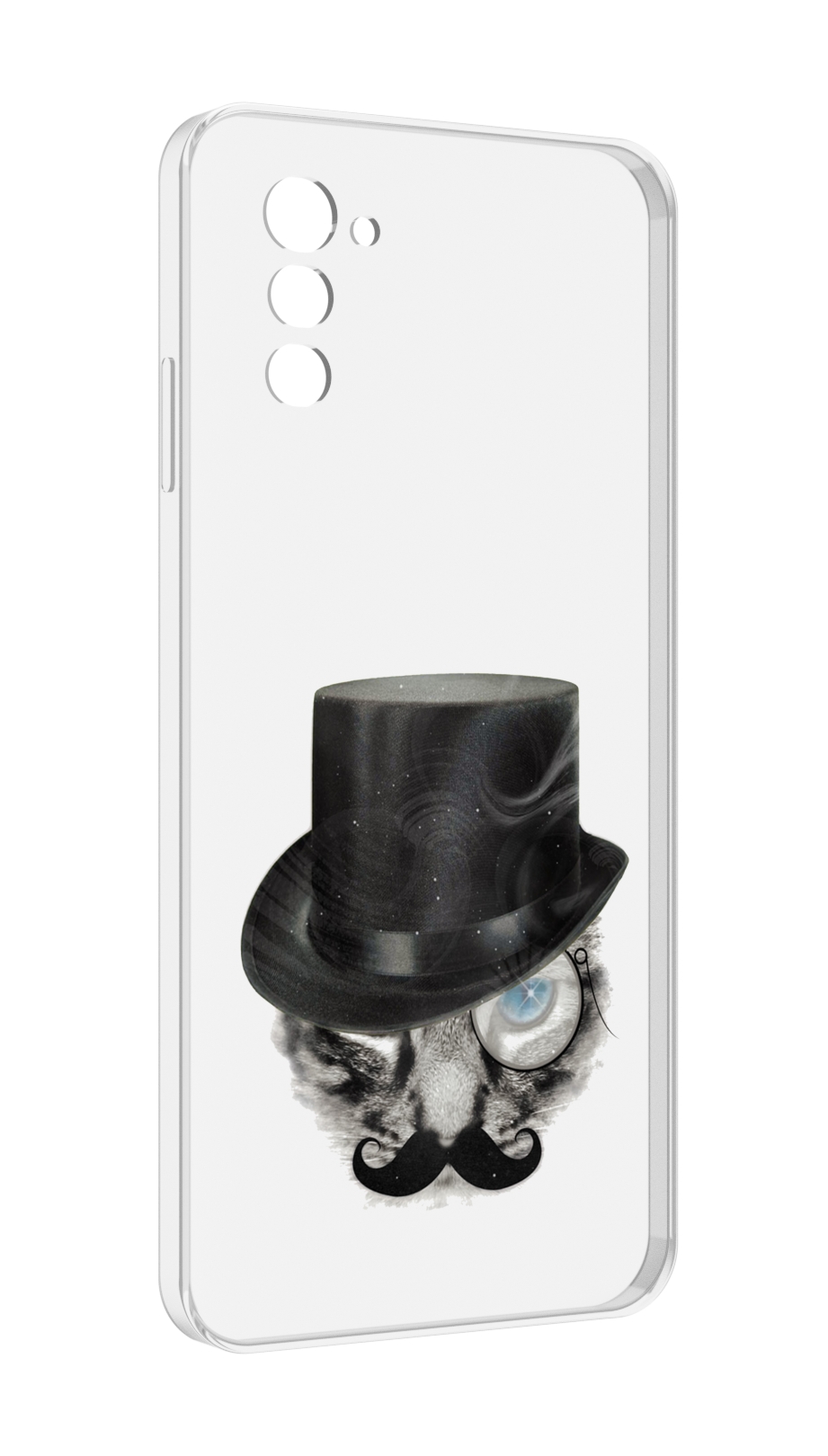 

Чехол MyPads интелегентный кот для UleFone Note 12 / Note 12P, Прозрачный, Tocco