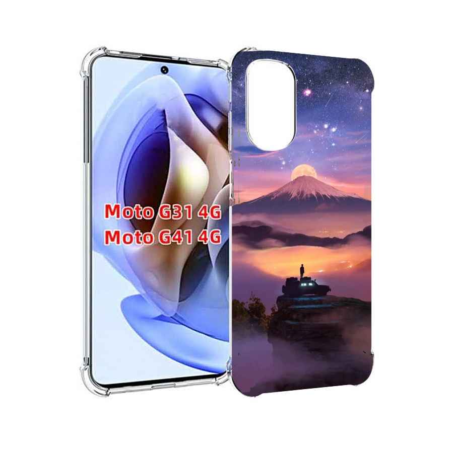 

Чехол MyPads ночь-в-горах для Motorola Moto G31 4G / G41 4G, Прозрачный, Tocco