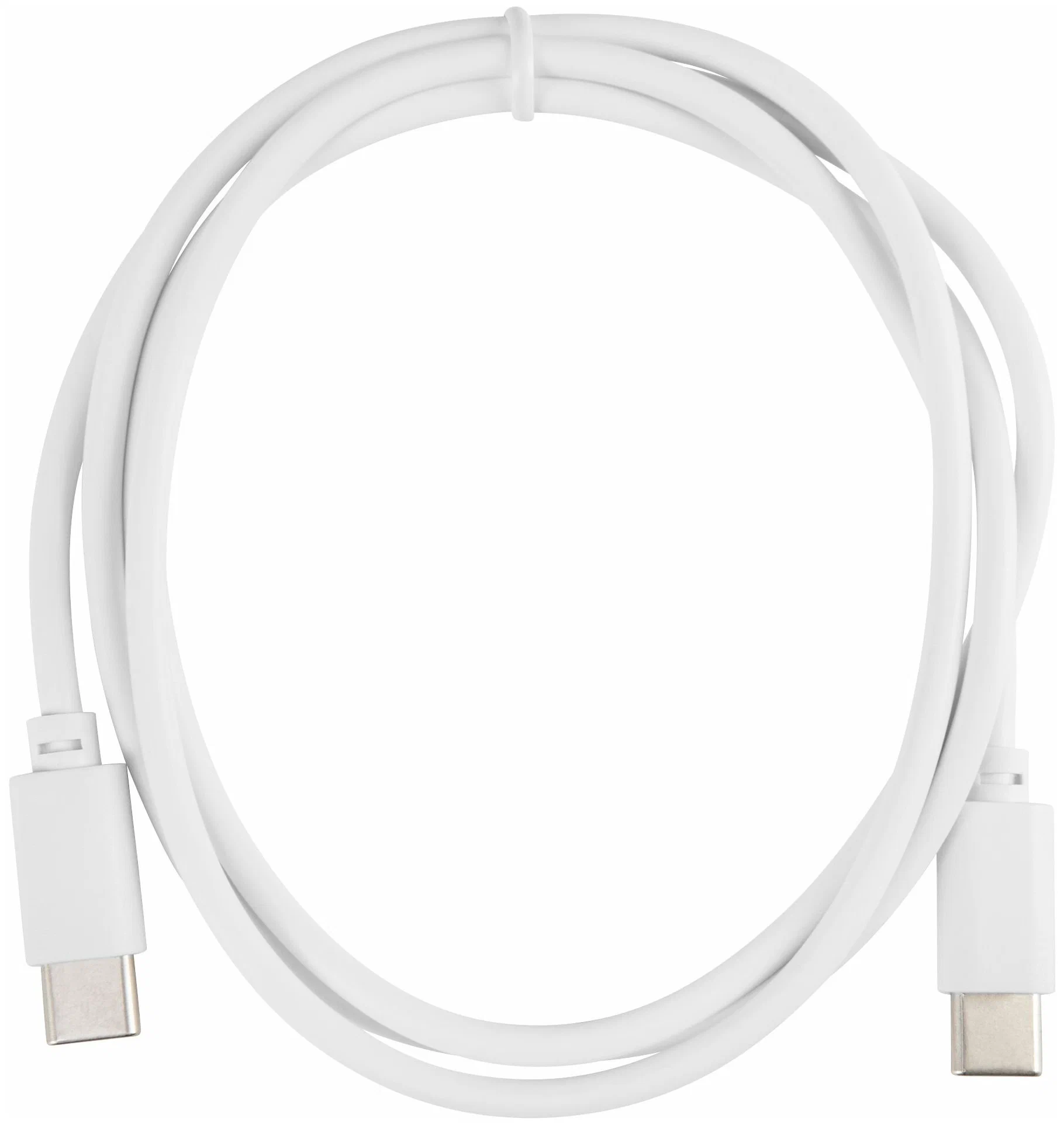 

Зарядный USB-кабель RoHS Fast Charging Type-C - Type-C, длина 1 метр, белый