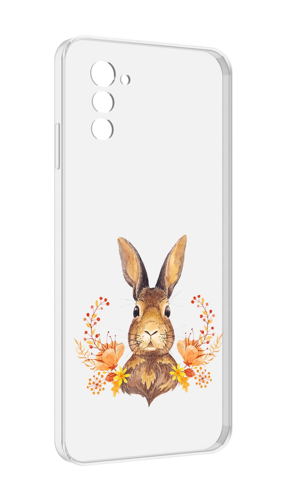 

Чехол MyPads зайка в цветах для UleFone Note 12 / Note 12P, Прозрачный, Tocco