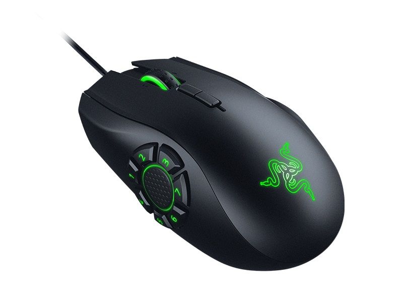 Проводная мышь Razer NAGA HEX V2 черный (RZ01-01600100-R3U1)