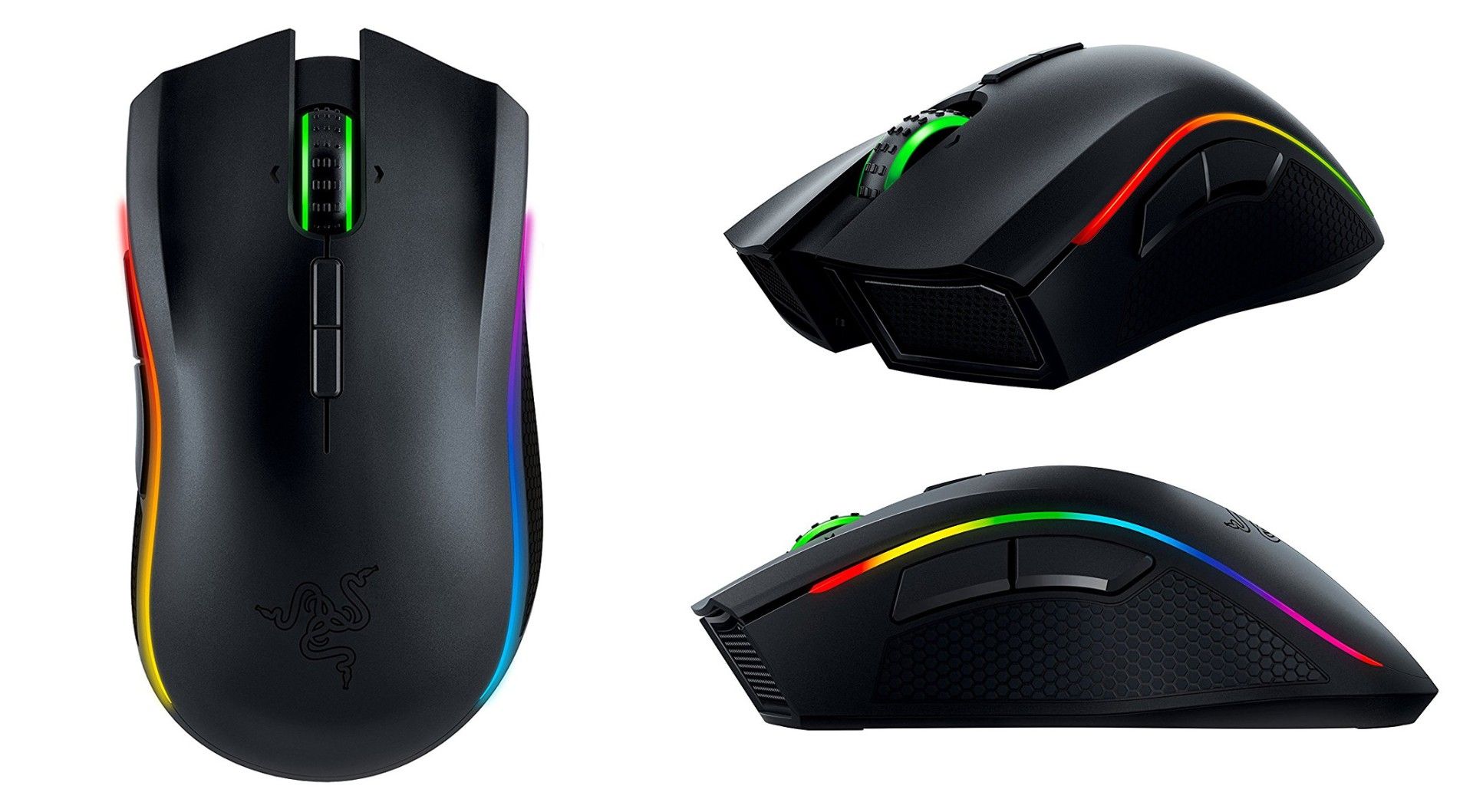 Проводная мышь Razer Mamba Elite черный (RZ01-01370100-R3A1)