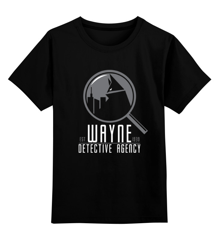 

Футболка детская Printio Wayne (batman) цв. черный р. 140, Wayne (batman)