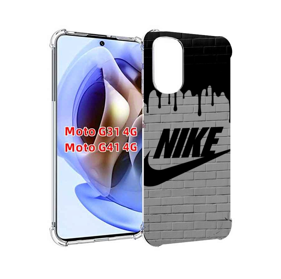

Чехол MyPads найк в краске для Motorola Moto G31 4G / G41 4G, Прозрачный, Tocco