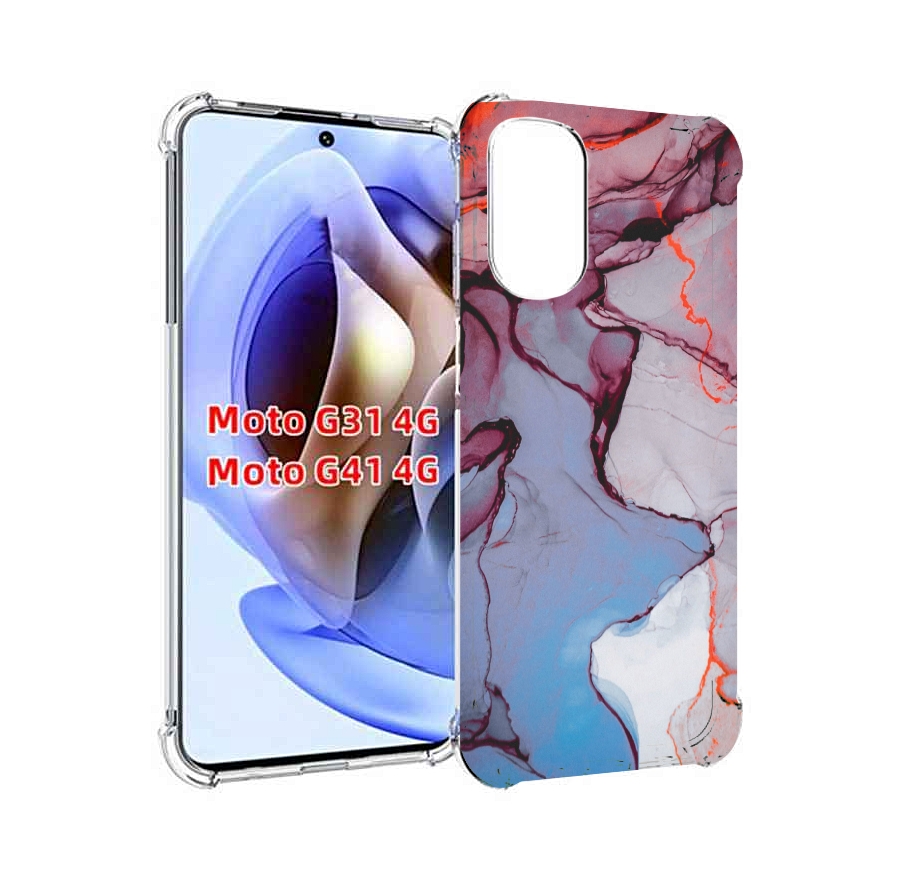 

Чехол MyPads мраморный рисунок для Motorola Moto G31 4G / G41 4G, Прозрачный, Tocco