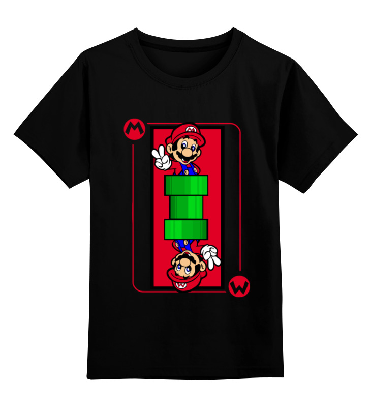 

Футболка детская Printio Марио (mario) цв. черный р. 140, Марио (mario)