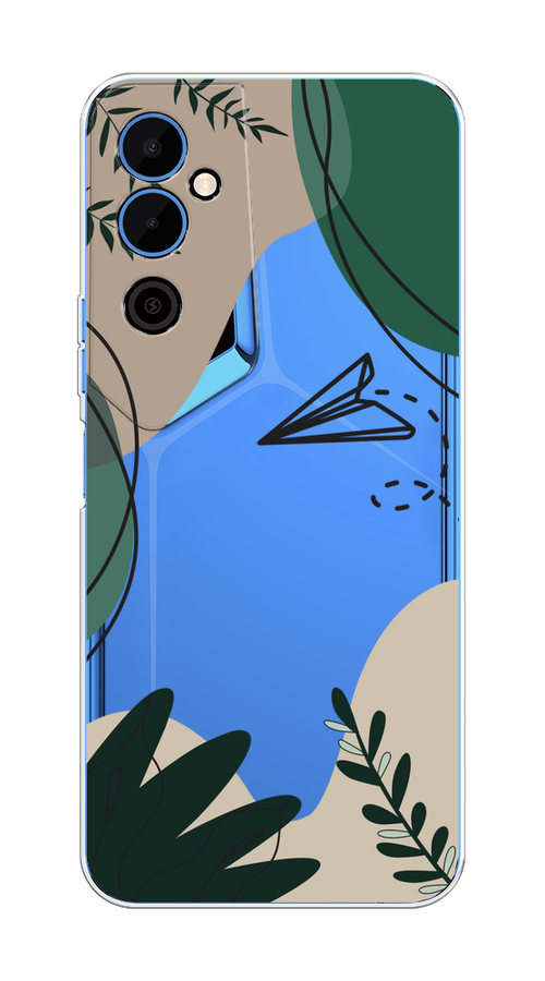 

Чехол на Tecno Pova Neo 2 "Secret Garden", Зеленый;бежевый;черный, 302450-1