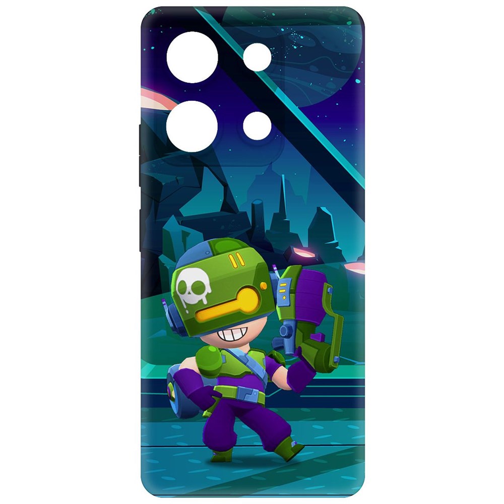 

Чехол-накладка Софт Brawl Stars - Контрабандистка Пенни для INFINIX Note 30, Черный