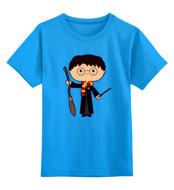 

Футболка детская Printio Гарри поттер (harry potter) цв. голубой р. 140, Гарри поттер (harry potter)