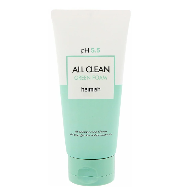 Heimish Пенка очищающая для лица All Clean Green Foam 55 pH 150 гр 977₽