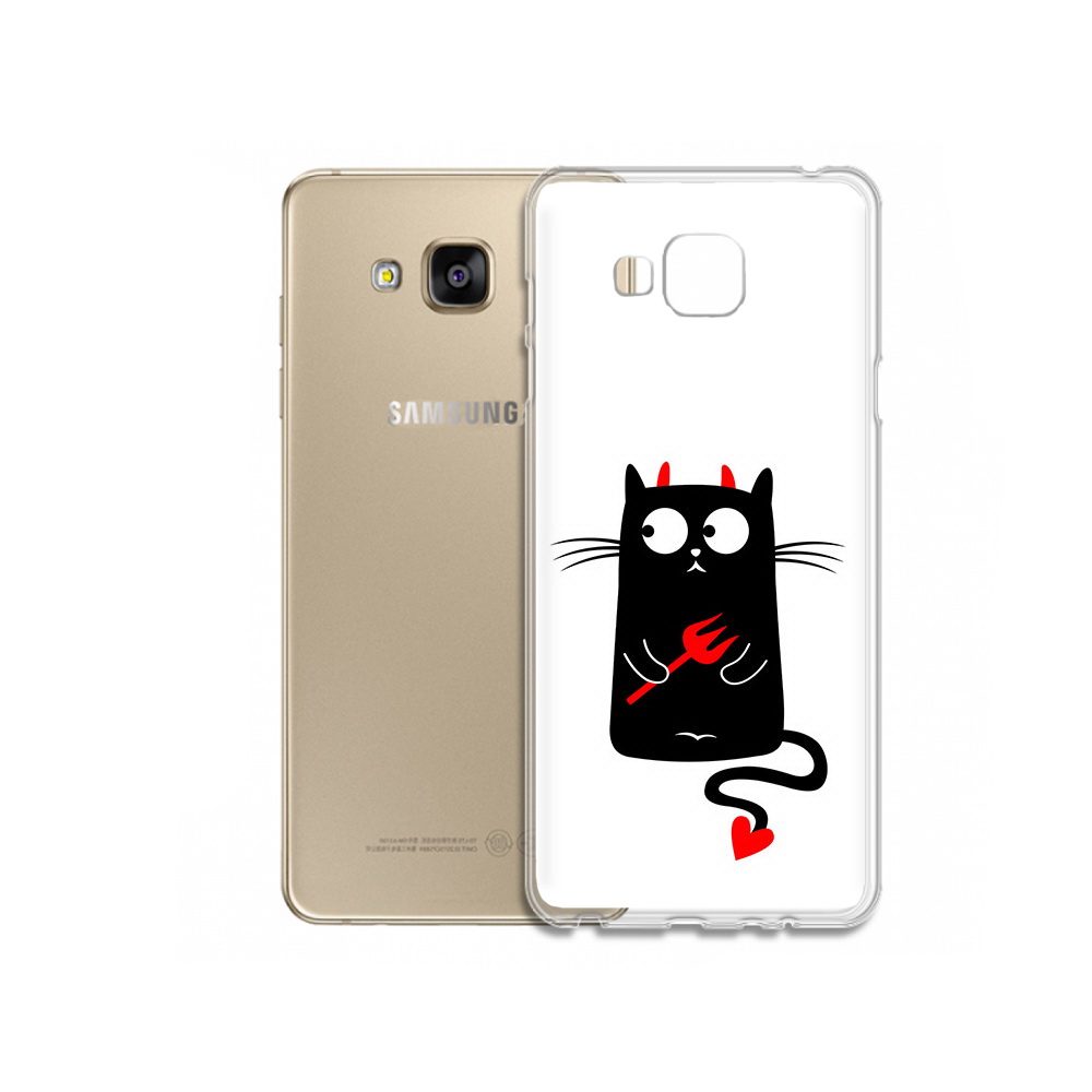 Чехол MyPads Tocco для Samsung Galaxy J5 Prime Кот демон (PT66772.570.97)