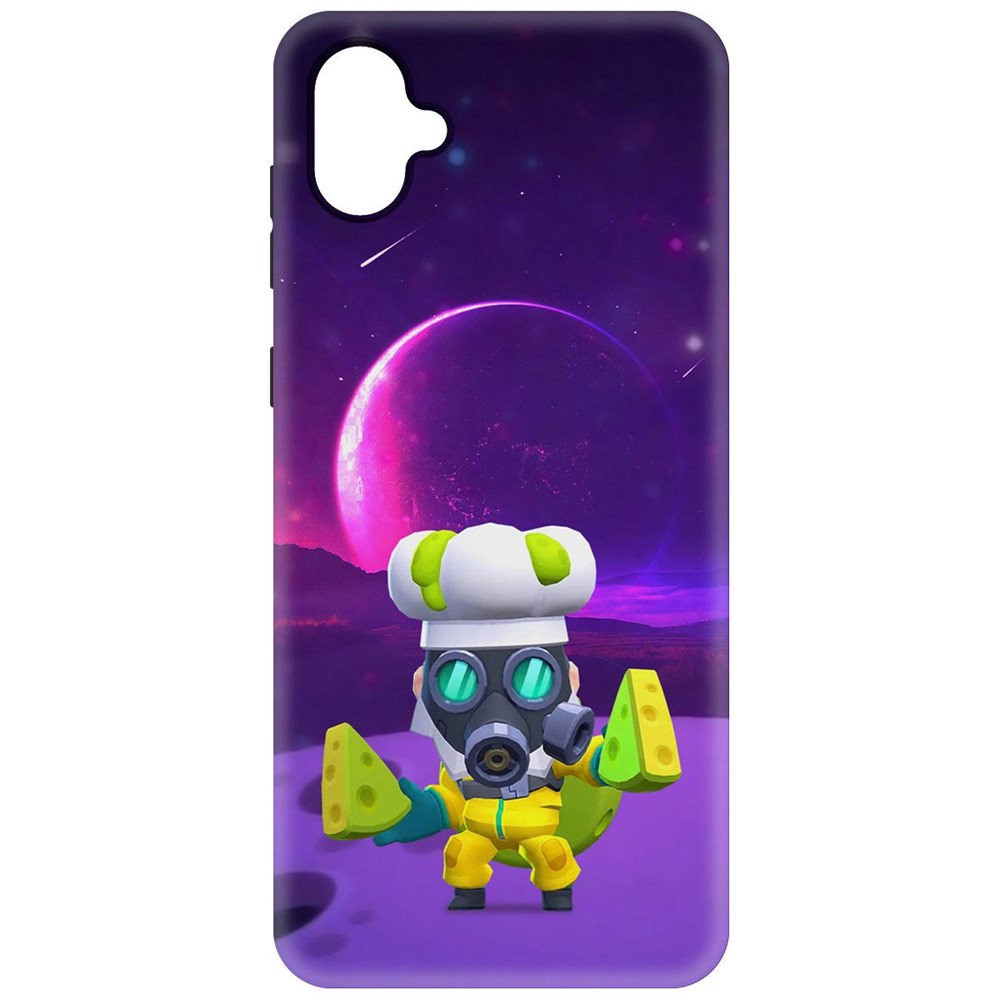 Чехол-накладка Софт Brawl Stars - Майк с плесенью для Samsung Galaxy A04e (A042)