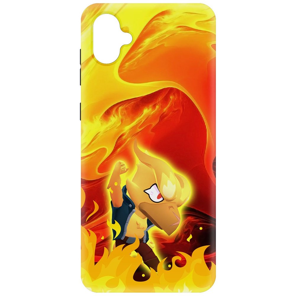 

Чехол-накладка Софт Brawl Stars - Ворон-Феникс для Samsung Galaxy A04e (A042), Черный