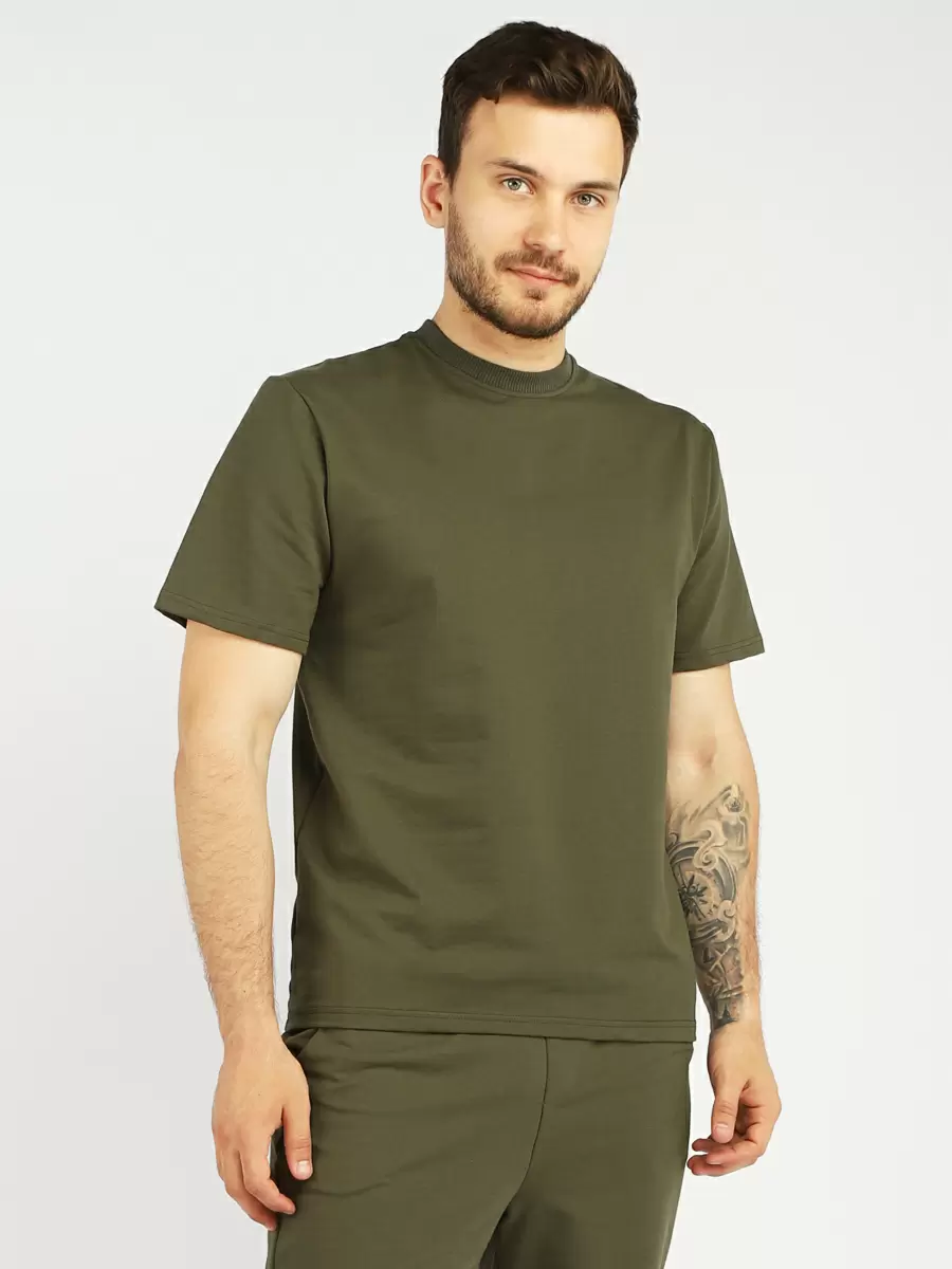 

Футболка мужская A passion play SQ69027 хаки L, SQ69027