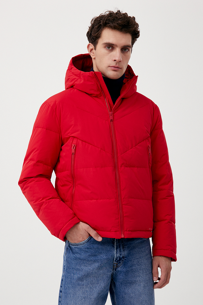 

Куртка мужская Finn Flare FAB21084 красная M, Красный, FAB21084