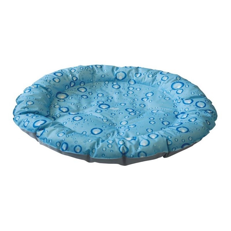 Лежанка для собаки Nobby Bubble пластик, 66x66x12см, голубой