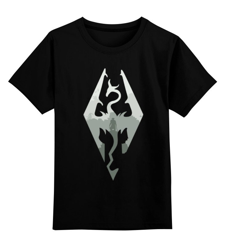 

Футболка детская Printio Skyrim (скайрим) цв. черный р. 140, Skyrim (скайрим)