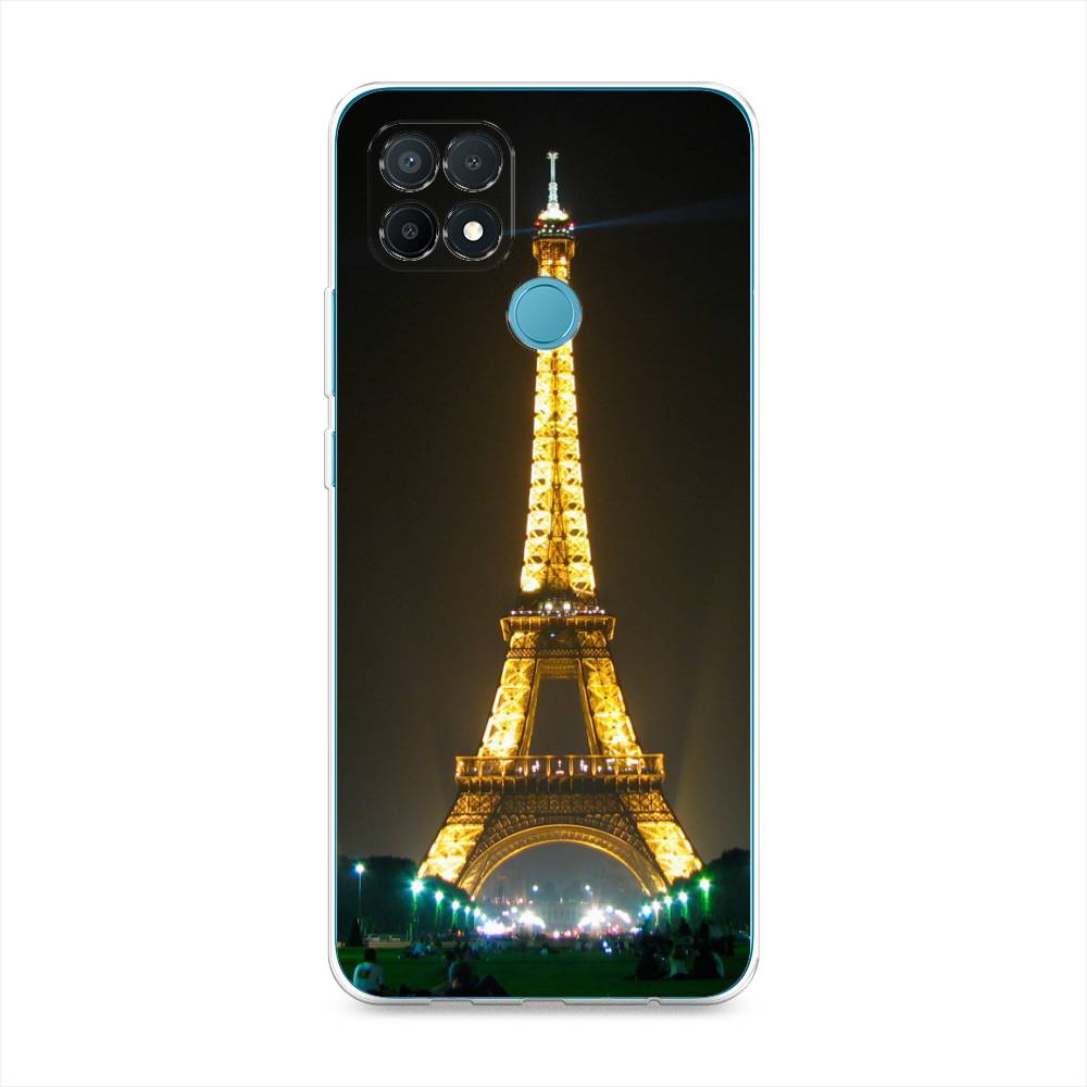 

Чехол на Oppo A15 "Париж 2", Желтый;серый, 255650-2