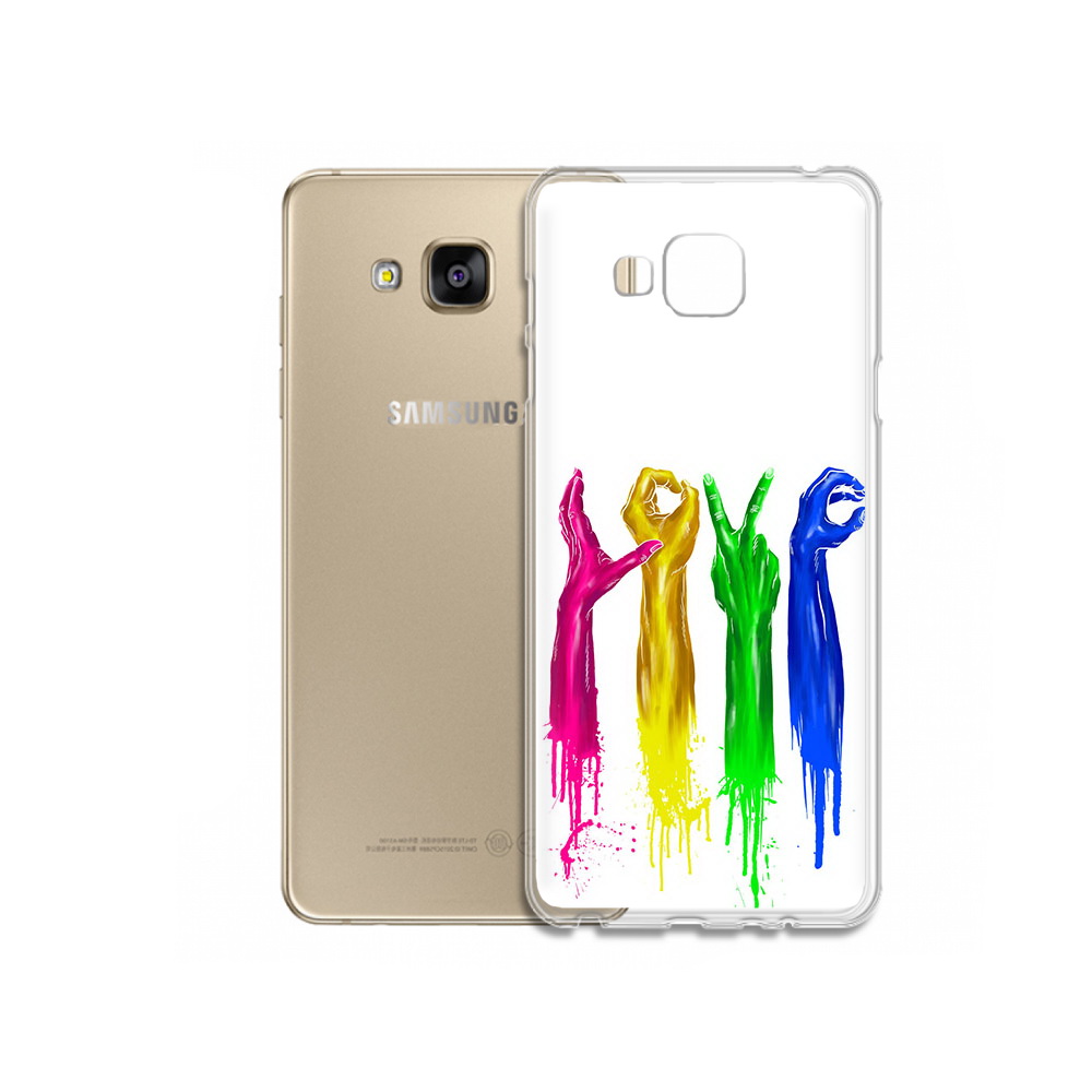 Чехол MyPads Tocco для Samsung Galaxy J5 Prime яркие руки love (PT66772.570.707)