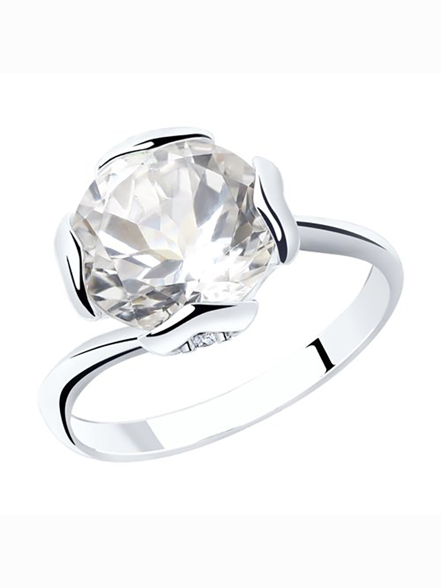 

Кольцо женское из серебра с хрусталем, фианитом 585Gold 701010901, р, 701010901