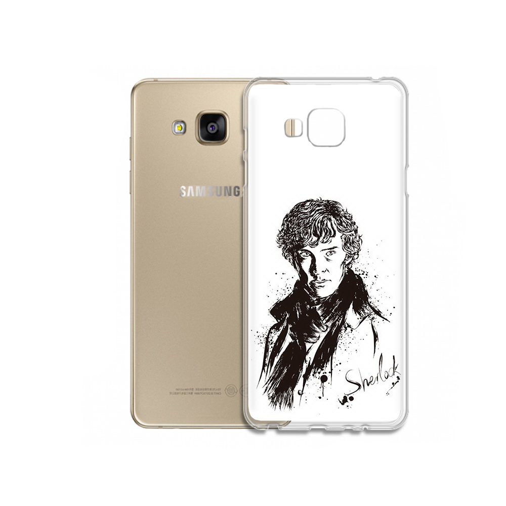 

Чехол MyPads Tocco для Samsung Galaxy J5 Prime шерлок холмс портрет (PT66772.570.698), Прозрачный, Tocco