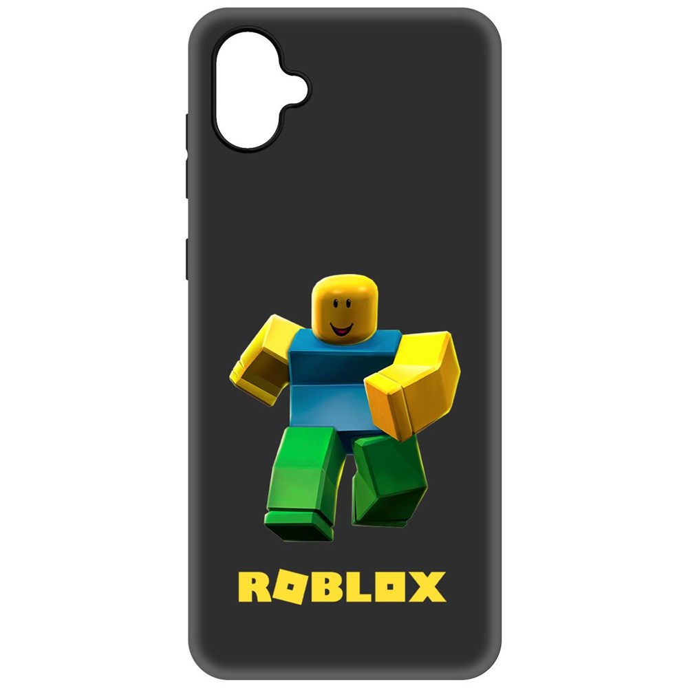 

Чехол-накладка Софт Roblox-Классический Нуб для Samsung Galaxy A04e (A042), Черный