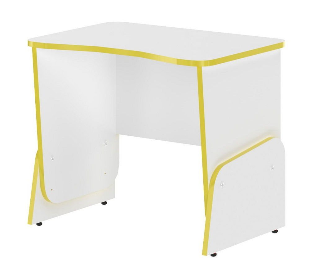 Skyland Детский компьютерный стол SKILLL 70X50, белый/желтый бриллиант
