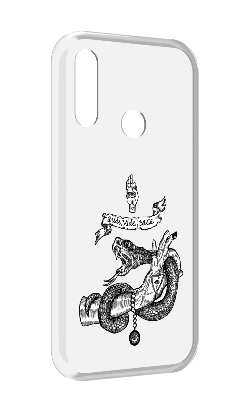 

Чехол MyPads змея на руке рисунок для Lenovo Z6 Pro Youth Edition / Z6 Pro Lite, Прозрачный, Tocco