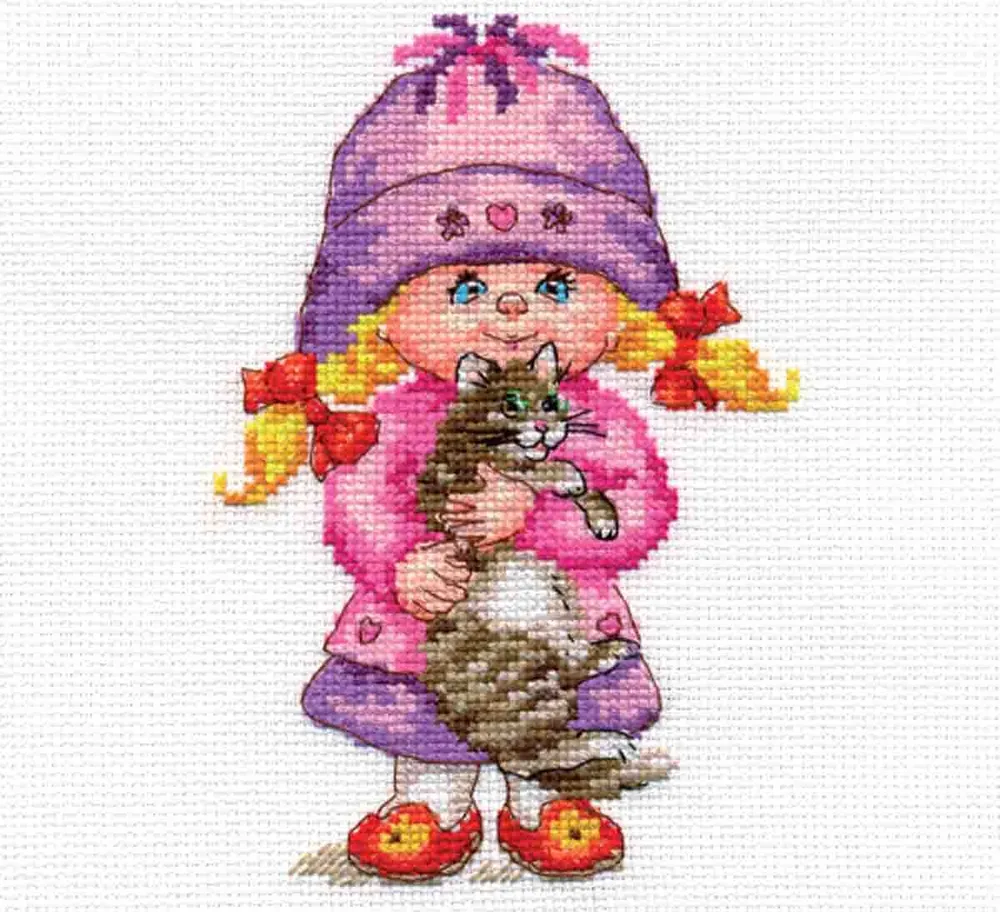 

Вышивка крестом Алиса Дашенька, 11х16 см, Дашенька