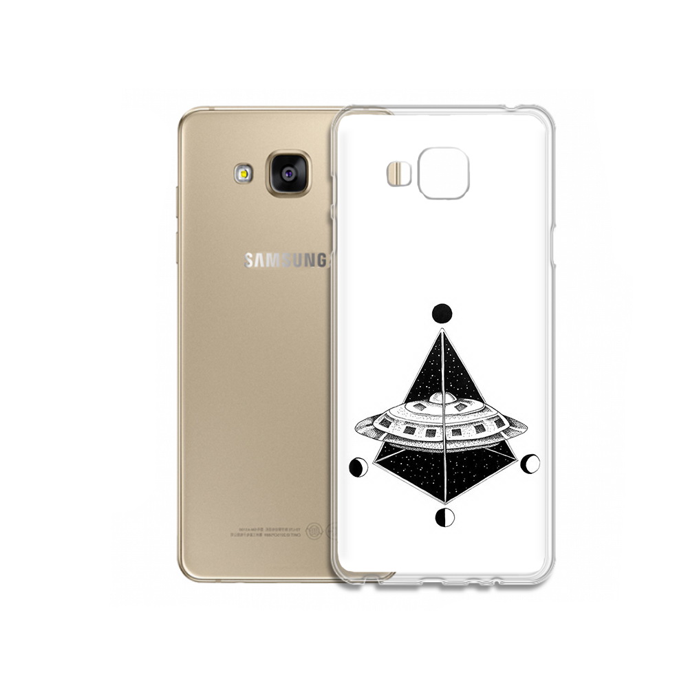 

Чехол MyPads Tocco для Samsung Galaxy J5 Prime черно белая летающая тарелка, Прозрачный, Tocco