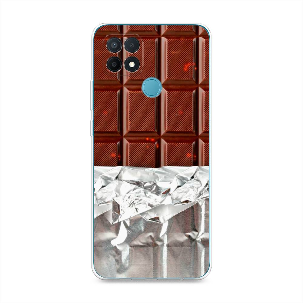 

Чехол на Oppo A15 "Шоколад в обертке", Коричневый, 255650-6