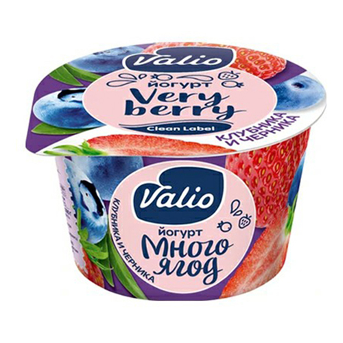 

Йогурт Viola Very Berry с черникой и клубникой 2,6% БЗМЖ 180 г