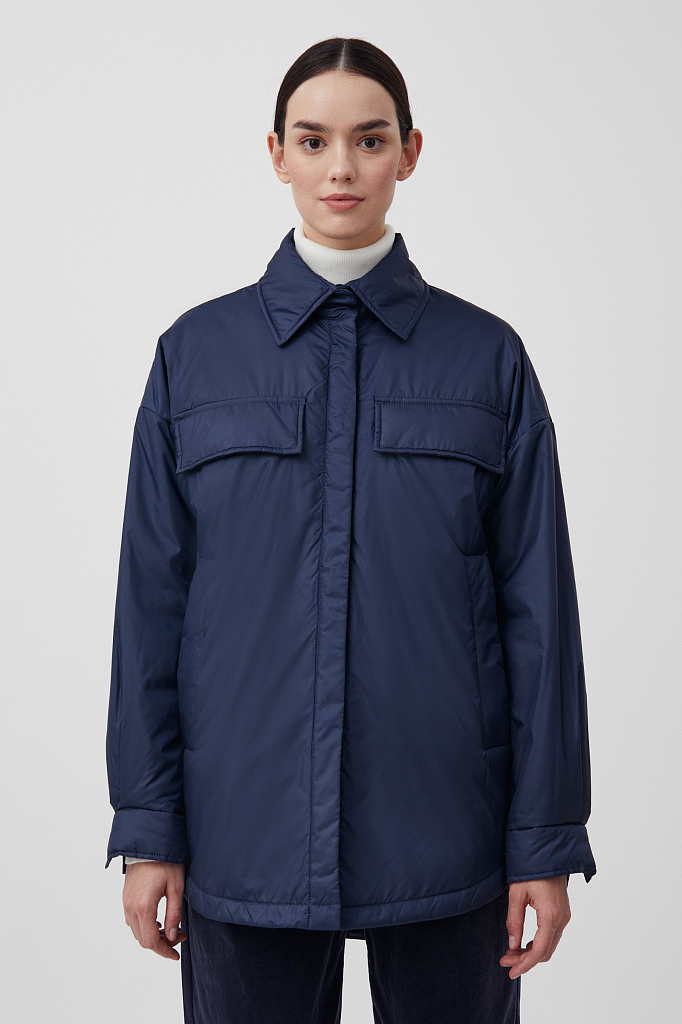 

Куртка женская Finn Flare FAB11044 синяя 3XL, FAB11044