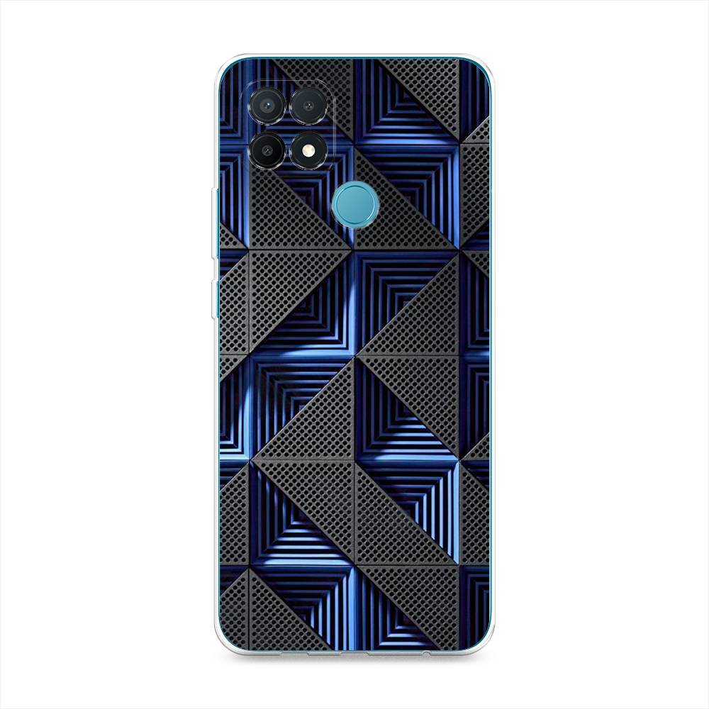 

Чехол на Oppo A15 "IBM", Серый;синий, 255650-3