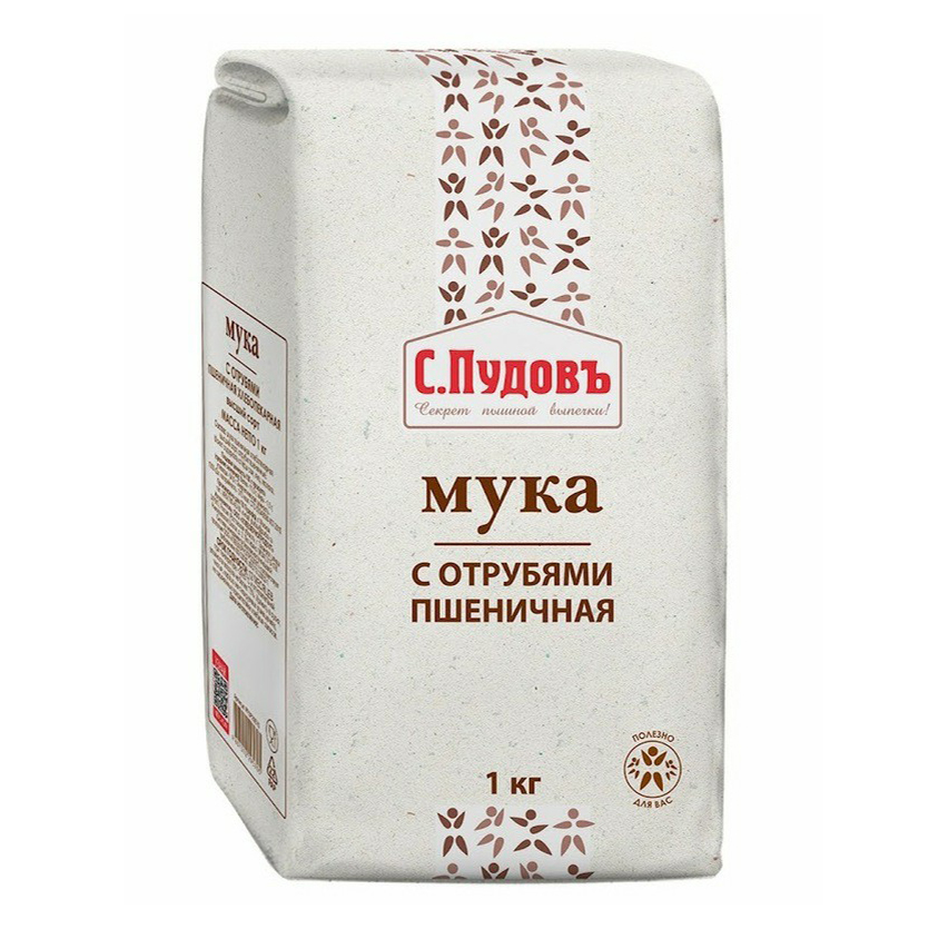

Мука С.Пудовъ с отрубями 1 кг