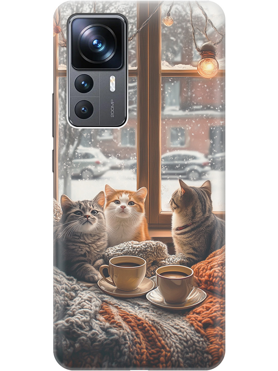 

Силиконовый чехол на Xiaomi 12T / 12T Pro с принтом "Котики на подоконнике", Прозрачный;бежевый;белый;желтый;серый, 762091912
