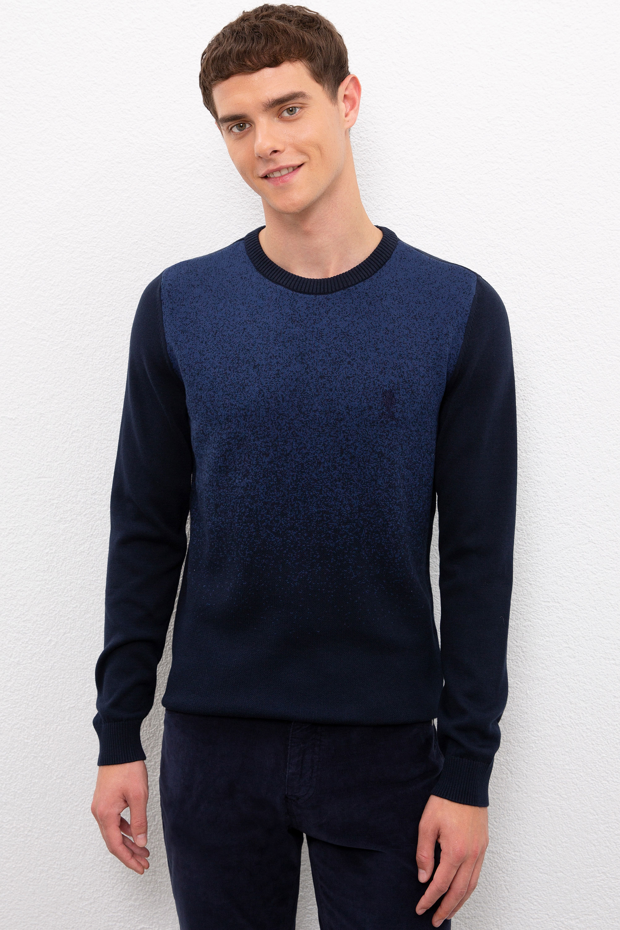

Джемпер мужской G081GL0TK0GLEN U.S. POLO Assn. синий S, G081GL0TK0GLEN