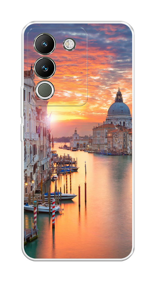 

Чехол на Vivo V29e 5G "Восход 11", Розовый;оранжевый, 269650-1