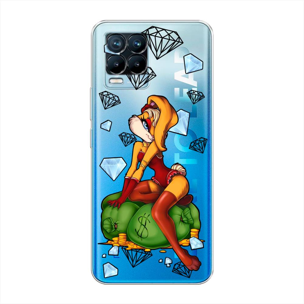 

Чехол на Oppo Realme 8 "Лола Банни с бриллиантами", Красный;оранжевый;зеленый, 255550-6